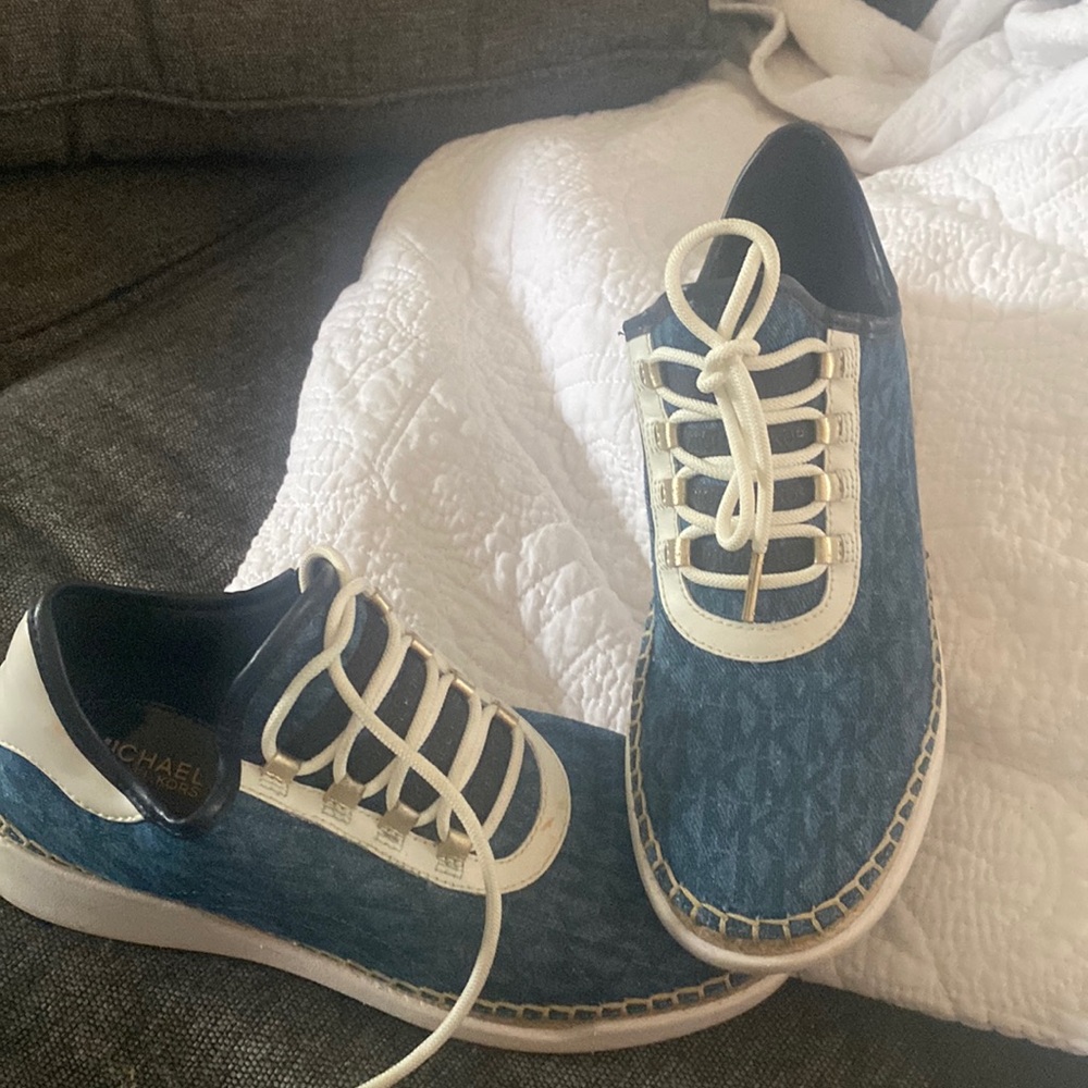 Micheal Kors denim sneakers